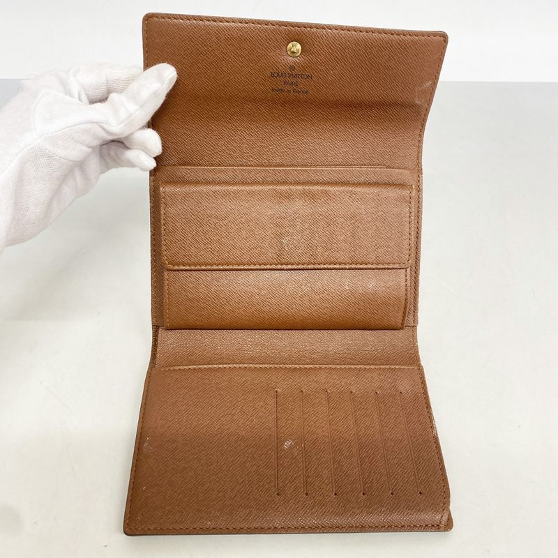 Louis Vuitton Trifold Wallet Monogram Porte Tresor Rue Tuy Papier Handbag