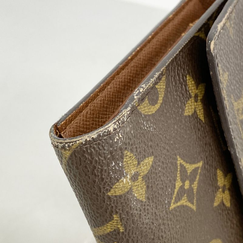 Louis Vuitton Trifold Wallet Monogram Porte Tresor Rue Tuy Papier Handbag