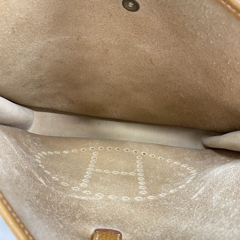 Hermes Shoulder Bag Evelyne Natural Gold