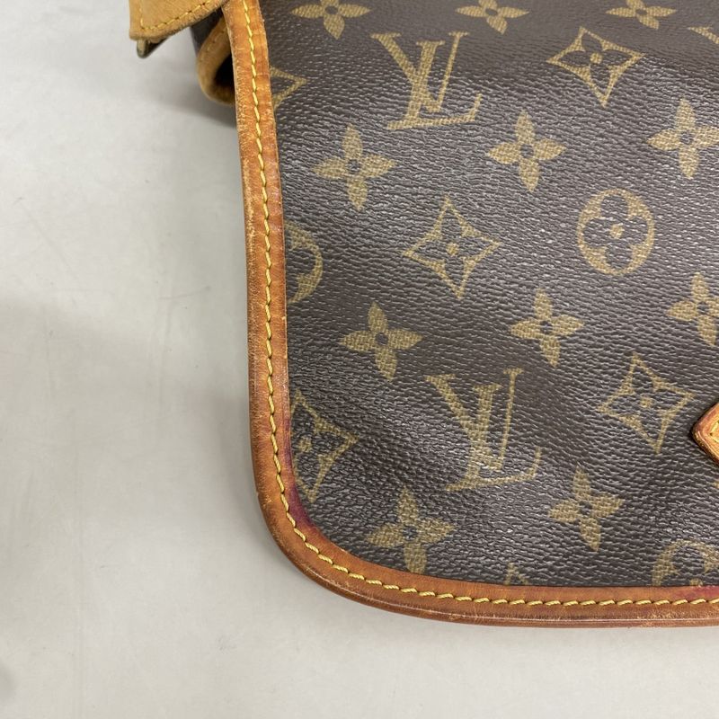 Louis Vuitton Shoulder Bag Monogram Sologne Brown