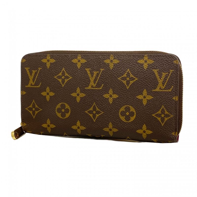 Louis Vuitton Wallet Monogram Zippy Fuchsia Pink