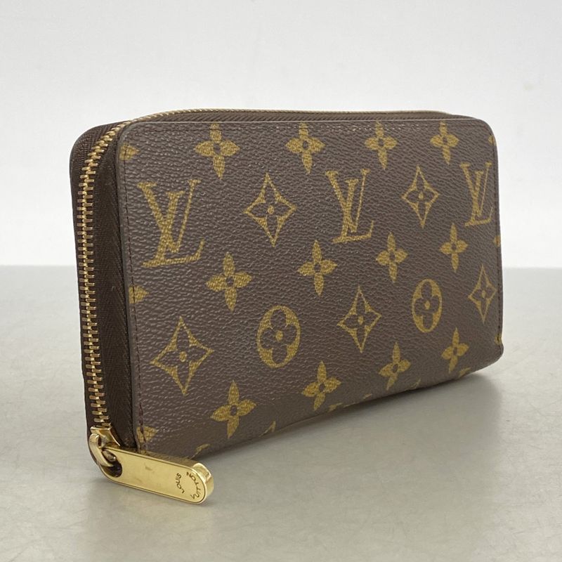 Louis Vuitton Wallet Monogram Zippy Fuchsia Pink