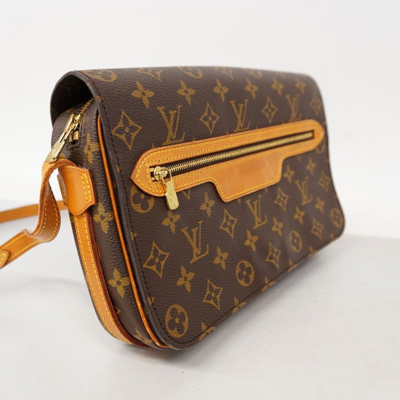 Louis Vuitton Shoulder Bag Monogram Saint Germain 28 Brown