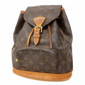 Louis Vuitton Backpack Monogram Montsouris MM Brown