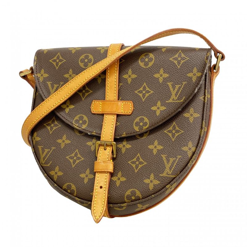 Louis Vuitton Shoulder Bag Monogram Cite MM Brown T-Shirt