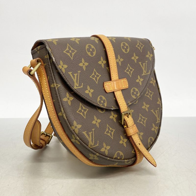 Louis Vuitton Shoulder Bag Monogram Cite MM Brown T-Shirt