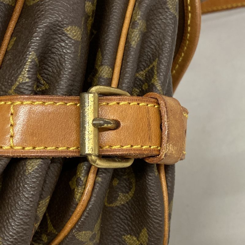 Louis Vuitton Shoulder Bag Monogram Saumur 30 Brown