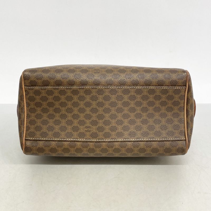 Celine Handbag Macadam Brown Gold