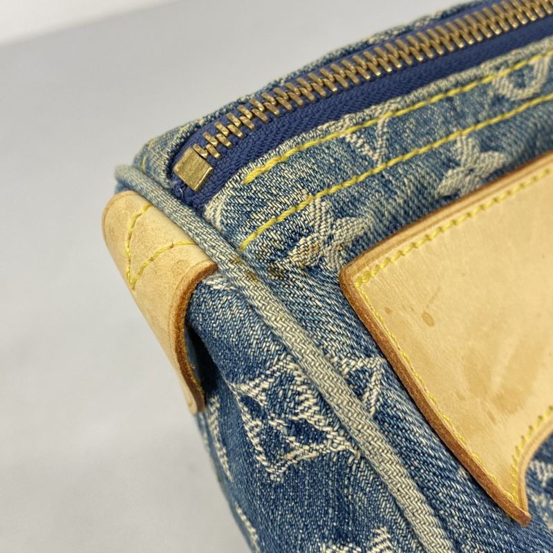 Louis Vuitton Handbag Monogram Denim Neo Speedy Blue
