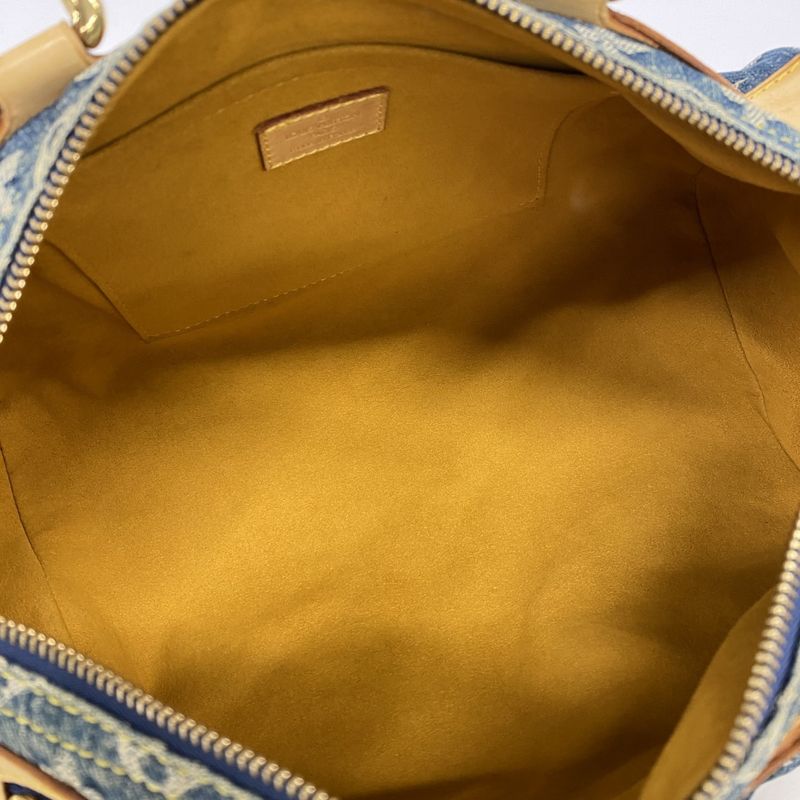 Louis Vuitton Handbag Monogram Denim Neo Speedy Blue