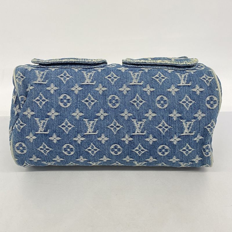 Louis Vuitton Handbag Monogram Denim Neo Speedy Blue