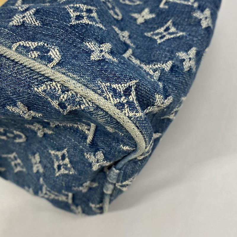 Louis Vuitton Handbag Monogram Denim Neo Speedy Blue