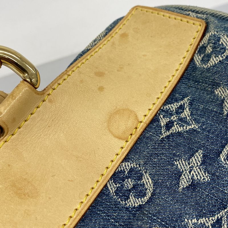 Louis Vuitton Handbag Monogram Denim Neo Speedy Blue
