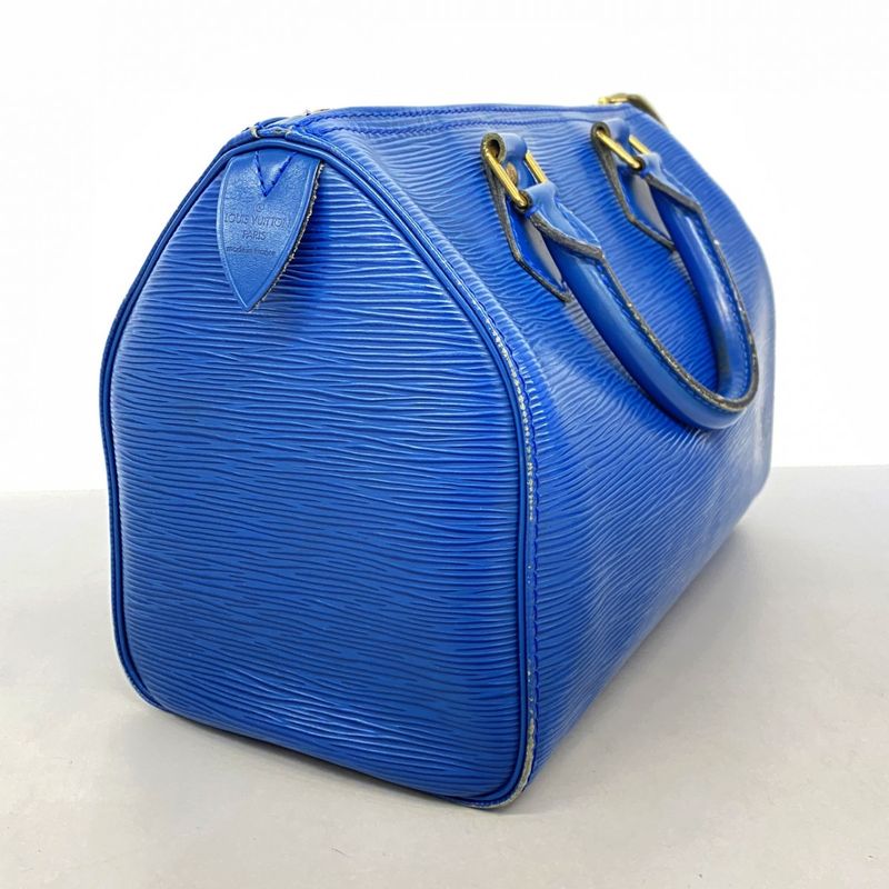 Louis Vuitton Handbag Epi Speedy 25 Toledo Blue