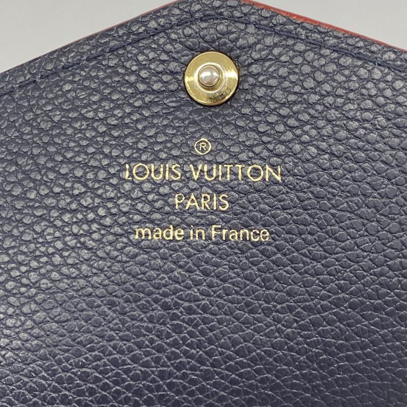 Louis Vuitton Wallet Monogram Empreinte Portefeuille Sarah Marine Nuit