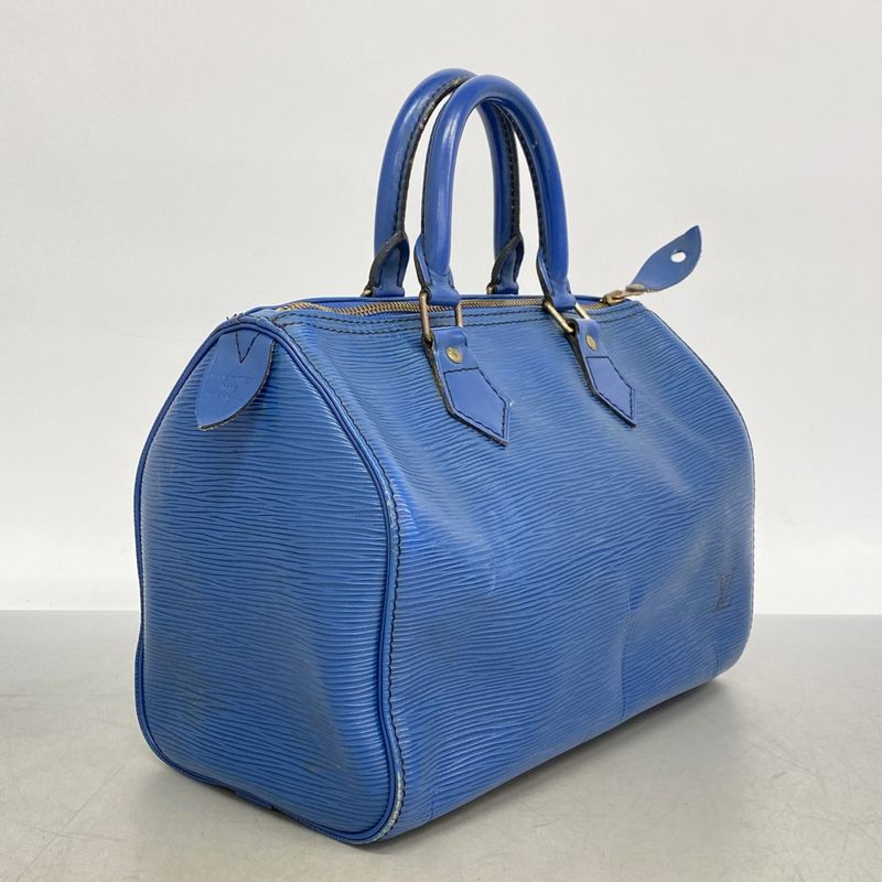 Louis Vuitton Handbag Epi Speedy 25 Toledo Blue