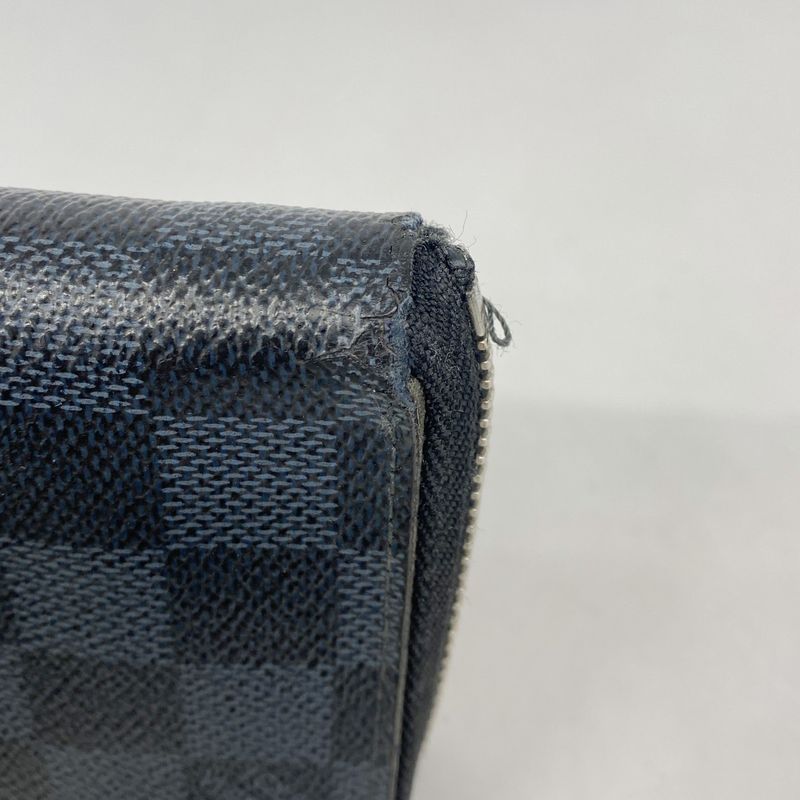 Louis Vuitton Wallet Damier Cobalt Zippy Vertical Black