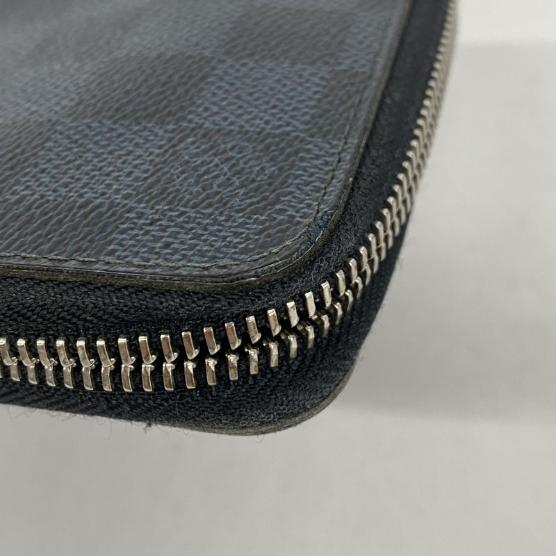 Louis Vuitton Wallet Damier Cobalt Zippy Vertical Black