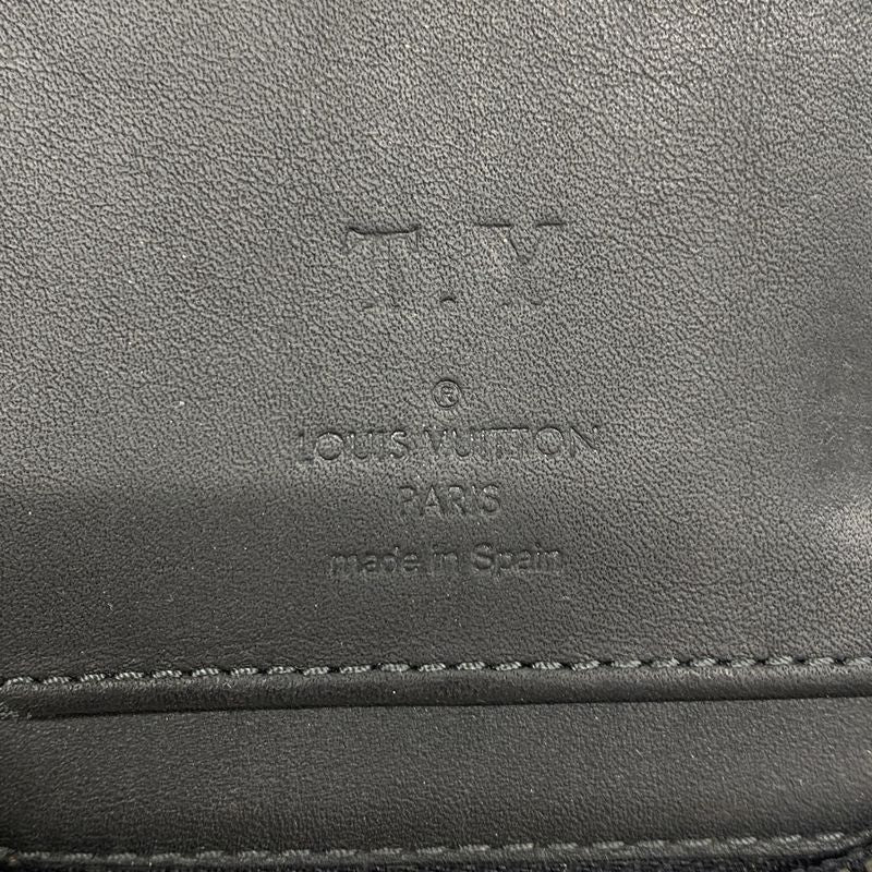 Louis Vuitton Wallet Damier Cobalt Zippy Vertical Black