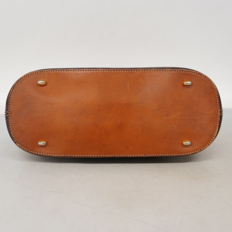 Celine Handbag Macadam Brown Gold