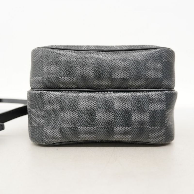 Louis Vuitton Shoulder Bag Damier Graphite Rem Black