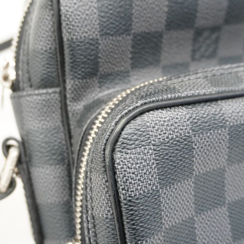 Louis Vuitton Shoulder Bag Damier Graphite Rem Black
