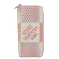 Louis Vuitton Wallet Damier Spray Zippy Vertical White Men's
