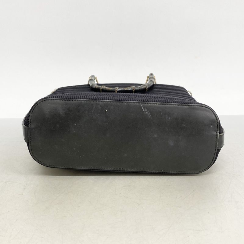 Gucci Handbag Nylon Black Silver 2-Way Bag