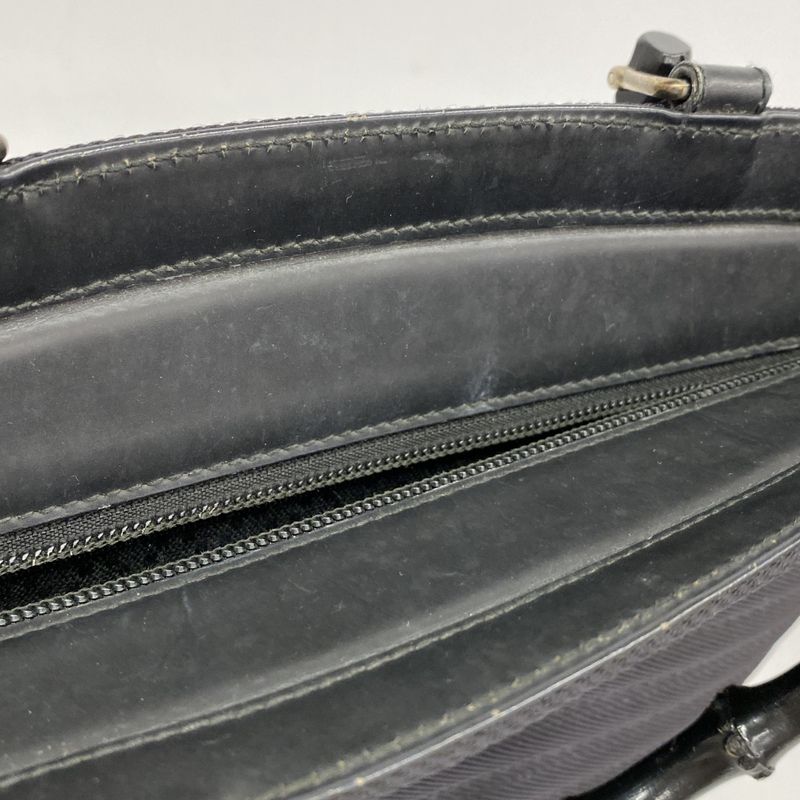Gucci Handbag Nylon Black Silver 2-Way Bag