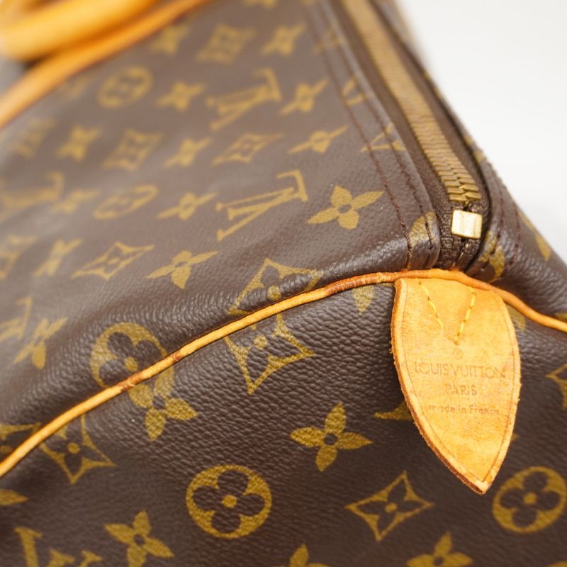 Louis Vuitton Boston Bag Monogram Keepall 55 Brown