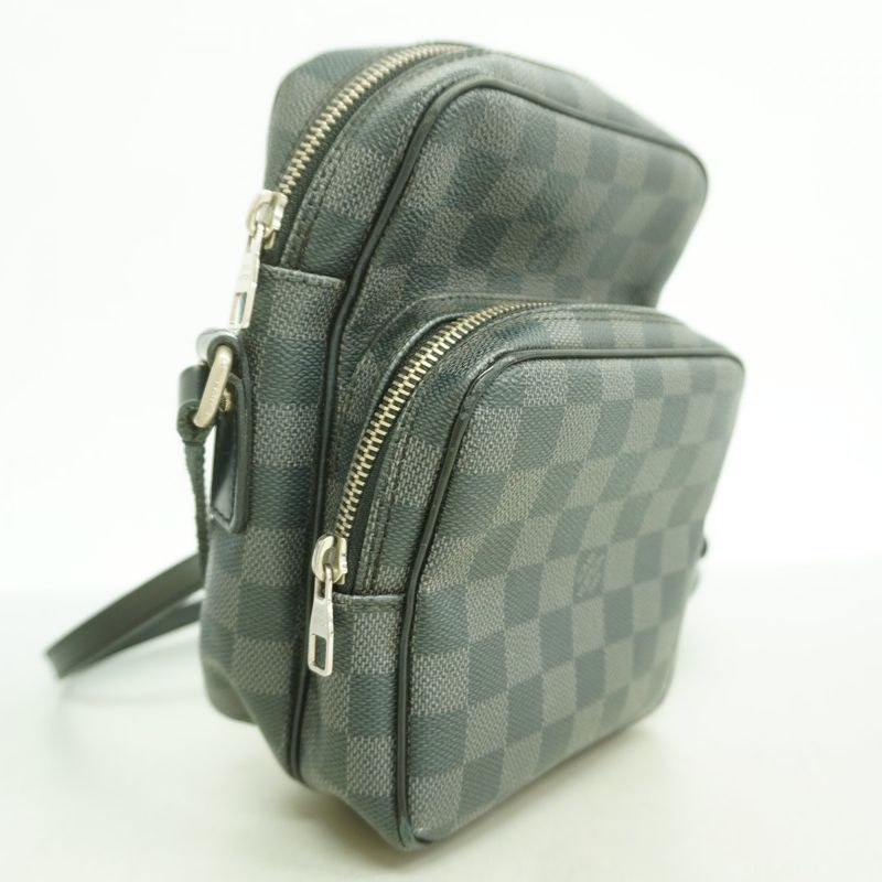 Louis Vuitton Shoulder Bag Damier Graphite Rem Black Gray
