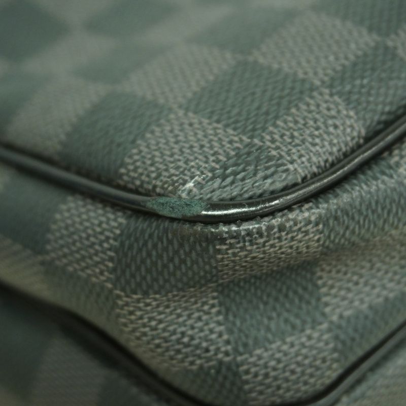 Louis Vuitton Shoulder Bag Damier Graphite Rem Black Gray