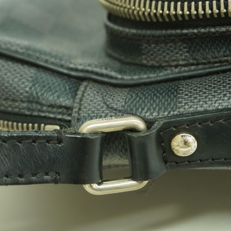 Louis Vuitton Shoulder Bag Damier Graphite Rem Black Gray