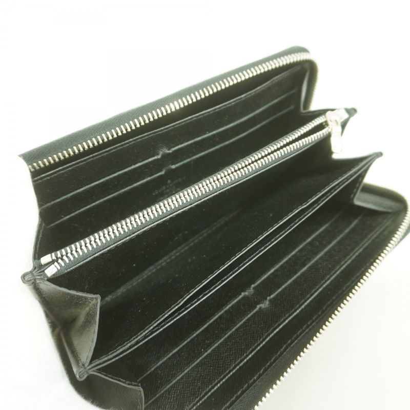Louis Vuitton Wallet Epi Zippy Noir Black