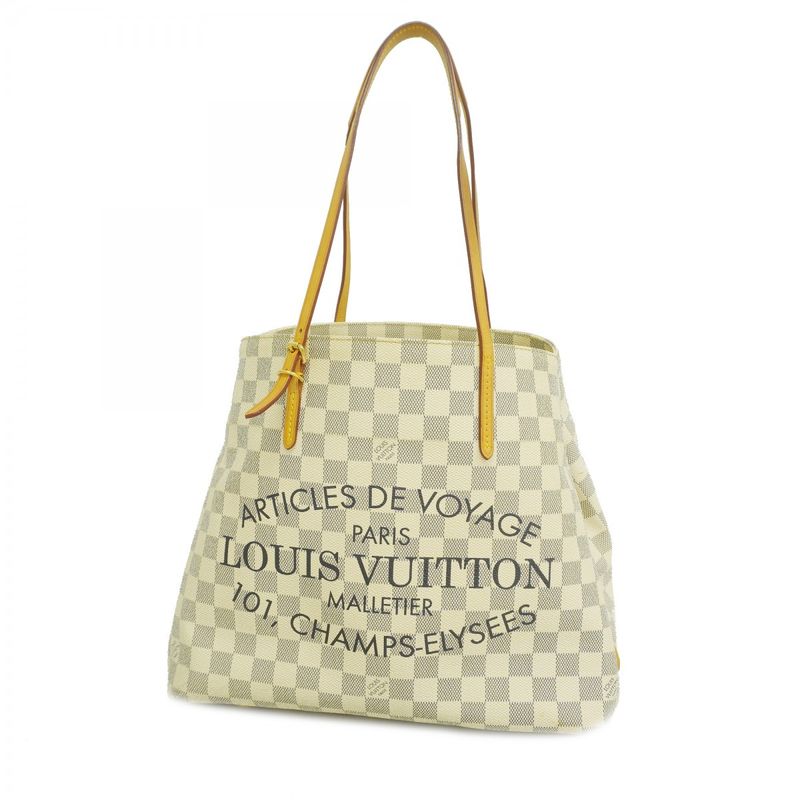 Louis Vuitton Tote Damier Azur Cover MM White