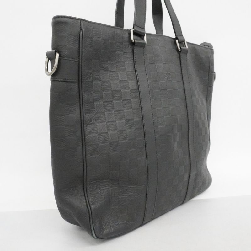 Louis Vuitton Tote Damier Infini Tadao PM Onyx