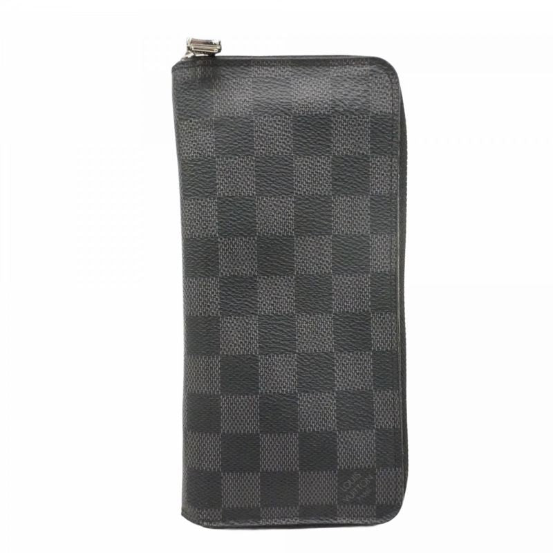 Louis Vuitton Wallet Damier Graphite Zippy Vertical Black