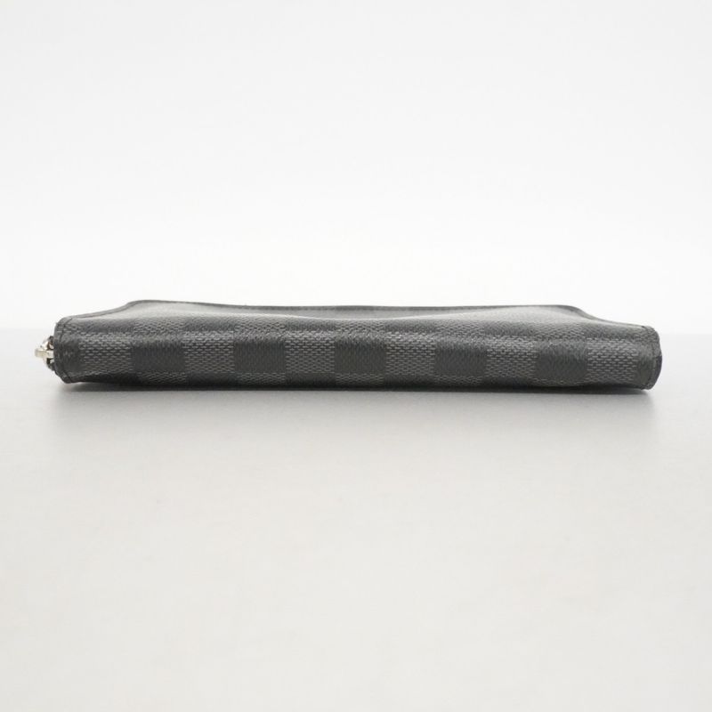 Louis Vuitton Wallet Damier Graphite Zippy Vertical Black