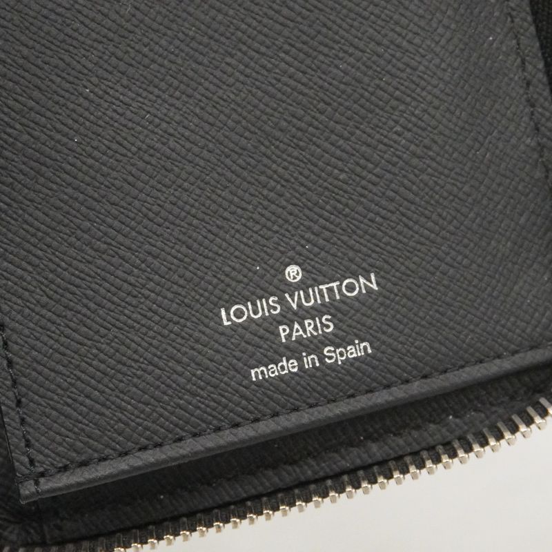 Louis Vuitton Wallet Damier Graphite Zippy Vertical Black