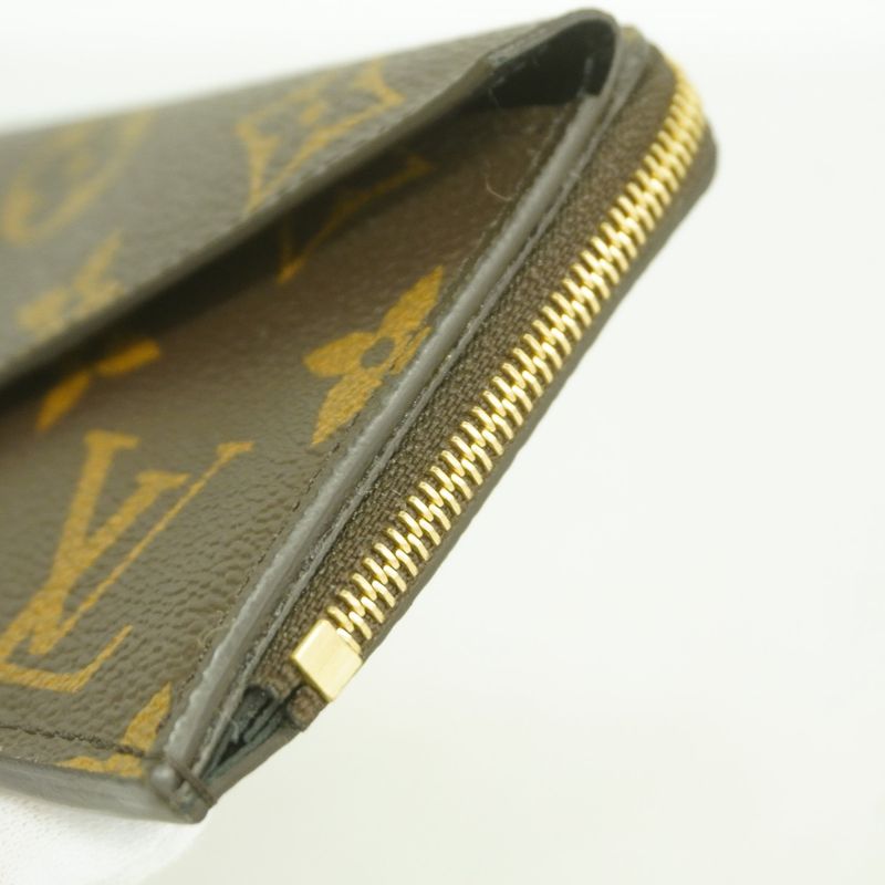 Louis Vuitton Coin Case Monogram Porto Caltrect Verso Brown