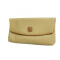 Celine Clutch Macadam Beige Gold