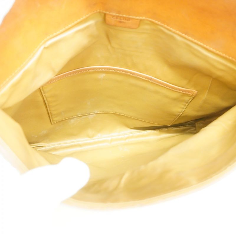 Celine Clutch Macadam Beige Gold
