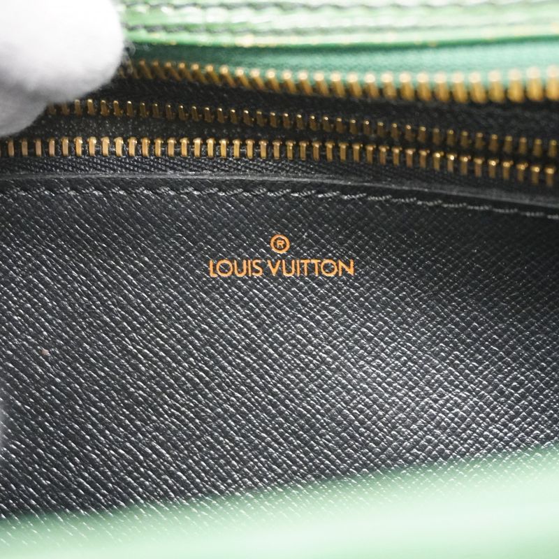 Louis Vuitton Shoulder Bag Epi Genefille Borneo Green