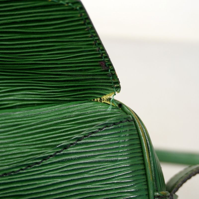 Louis Vuitton Shoulder Bag Epi Genefille Borneo Green