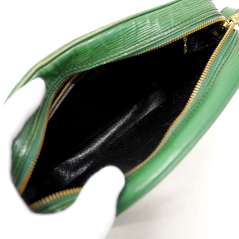 Louis Vuitton Shoulder Bag Epi Genefille Borneo Green