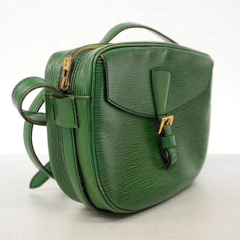 Louis Vuitton Shoulder Bag Epi Genefille Borneo Green