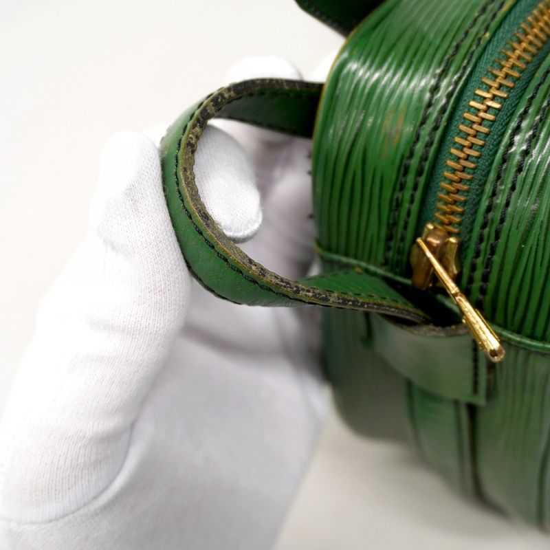 Louis Vuitton Shoulder Bag Epi Genefille Borneo Green