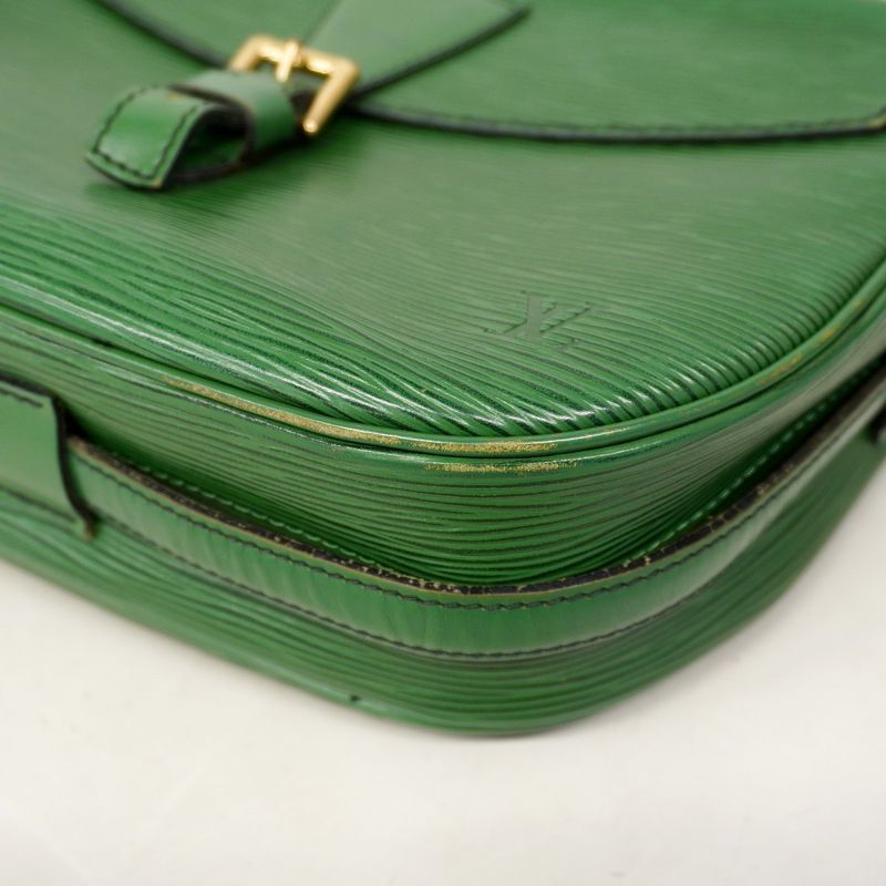 Louis Vuitton Shoulder Bag Epi Genefille Borneo Green