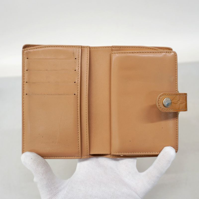 Louis Vuitton Wallet Vernis Porte Monnaie Viennois Noisette