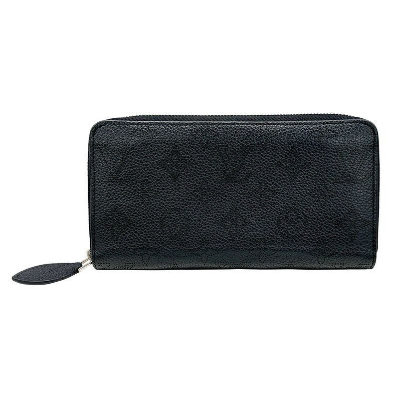 Louis Vuitton Wallet Monogram Mahina Zippy Noir Black